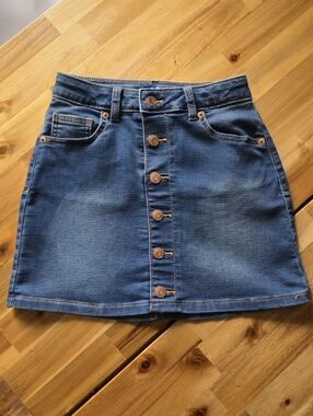 Cat & Jack Button-Front Mini Skirt